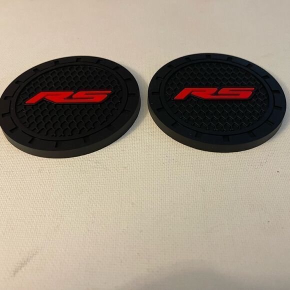 RS Rally Sport Car Cup Holder Coasters set of 2 NWT - Picture 4 of 7